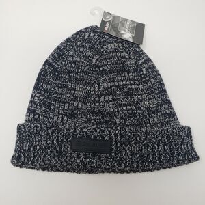 Pajar Beanie Elijah Marled Black Space Dye Cotton Hat One Size NEW